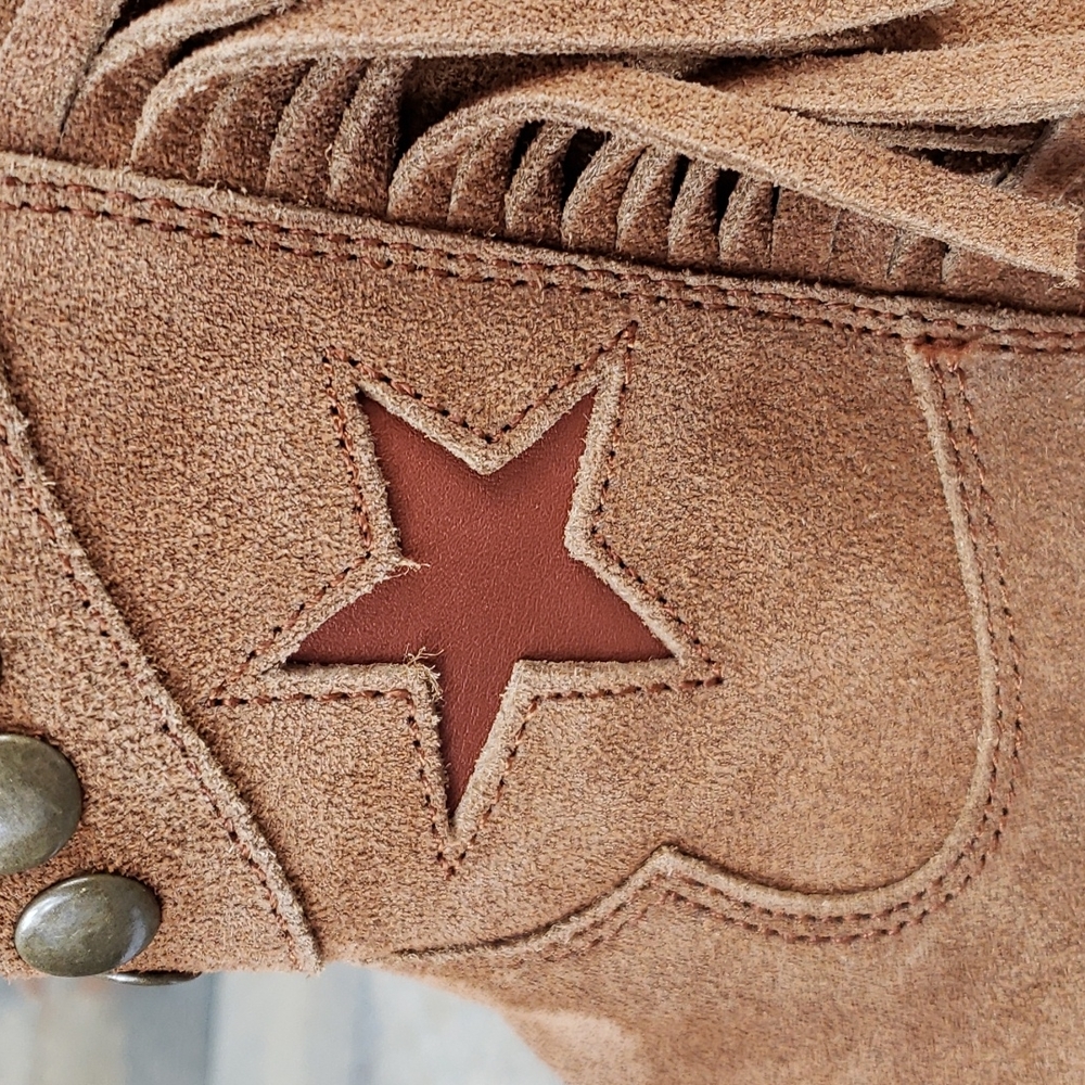 Dingo Women's Lonestar Western Leather Whiskey Bootie - Picture 10 of 10
